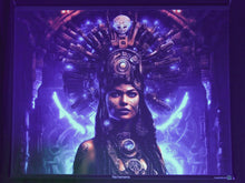 Load and play video in Gallery viewer, Video RGB light effect on Crealab108 UV tapestry
