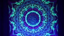 Load and play video in Gallery viewer, Sawadee Life UV Psychedelic Fractal &amp; Sacred Geometry Flower of Life
