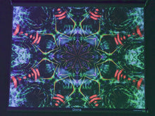 Load and play video in Gallery viewer, Divina UV Psychedelic Fractal Tapestry
