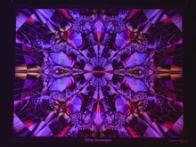 Load and play video in Gallery viewer, UV psychedelic Fractal and geometry tapestry by Crealab108 Koh Pha-Ngan
