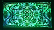 Load and play video in Gallery viewer, Organic UV Psychedelic Fractal Tapestry
