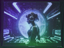 Load and play video in Gallery viewer, Melodic Meditation UV Psychedelic Fractal DJ Mandala Tapestry
