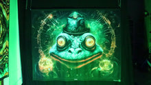 Load and play video in Gallery viewer, Hola UV Tapestry Trippy Froggy
