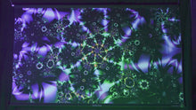 Load and play video in Gallery viewer, Galactica UV Psychedelic Fractal Tapestry
