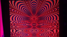Load and play video in Gallery viewer, Dance for Sun UV Psychedelic Fractal Mandala Tapestry
