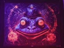 Load and play video in Gallery viewer, Hola UV Tapestry Trippy Froggy
