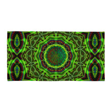 Load image into Gallery viewer, Sawadee Towel -  Trippy Fractal Geometric Mandala
