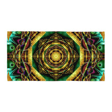 Load image into Gallery viewer, Ayamantra Towel -  Trippy Fractal Geometric Mandala
