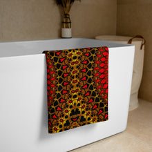 Load image into Gallery viewer, Life Code Towel -  Trippy Fractal Geometric Mandala
