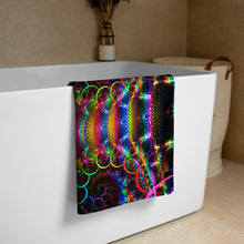 Load image into Gallery viewer, Experimental Area Towel -  Trippy Fractal Geometric Mandala

