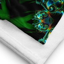 Load image into Gallery viewer, Borealis Towel -  Trippy Fractal Geometric Mandala
