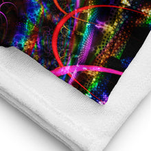 Load image into Gallery viewer, Experimental Area Towel -  Trippy Fractal Geometric Mandala
