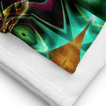 Load image into Gallery viewer, Ayamantra Towel -  Trippy Fractal Geometric Mandala
