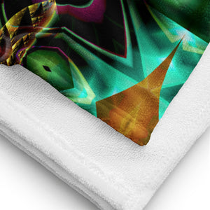 Ayamantra Towel -  Trippy Fractal Geometric Mandala
