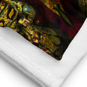 Totem Towel -  Trippy Fractal Geometric Mandala