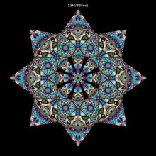 Load image into Gallery viewer, Crealab108 UV Canopy set 13M Unison  trippy psychedelic trance festival party decor by Crelab108
