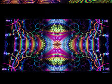 Charger l&#39;image dans la galerie, Experimental Area tenture UV psychédélique fractal
