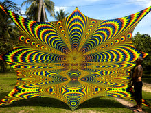 Load image into Gallery viewer, UV Giant stretch tapestry Dance for sun by crealab108
