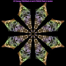 Load image into Gallery viewer, Organic UV Stretch Fractal Canopy
