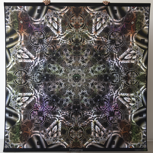 Primaterra Psychedelic Fractal UV Tapestry