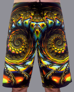 Cameleon UV psychedelic board shorts - Crealab108