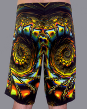 Charger l&#39;image dans la galerie, Cameleon UV psychedelic board shorts - Crealab108

