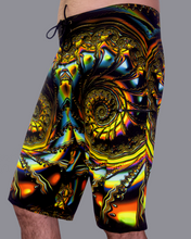 Charger l&#39;image dans la galerie, Cameleon UV psychedelic board shorts - Crealab108
