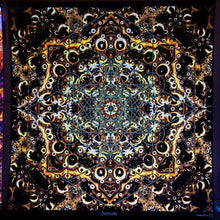 Charger l&#39;image dans la galerie, Darkside Psychedelic Fractal Mandala UV tapestry - Crealab108
