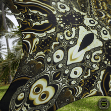 Load image into Gallery viewer, Crealab108 Square Tapestry Antika Psychedelic Fractal Mandala UV Tapestry Antika Psychedelic Fractal Mandala UV Tapestry
