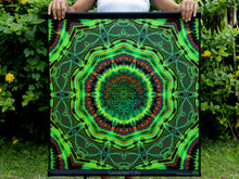 Charger l&#39;image dans la galerie, Sawadee Life Psychedelic Sacred Geometry Fractal UV Tapestry - Crealab108
